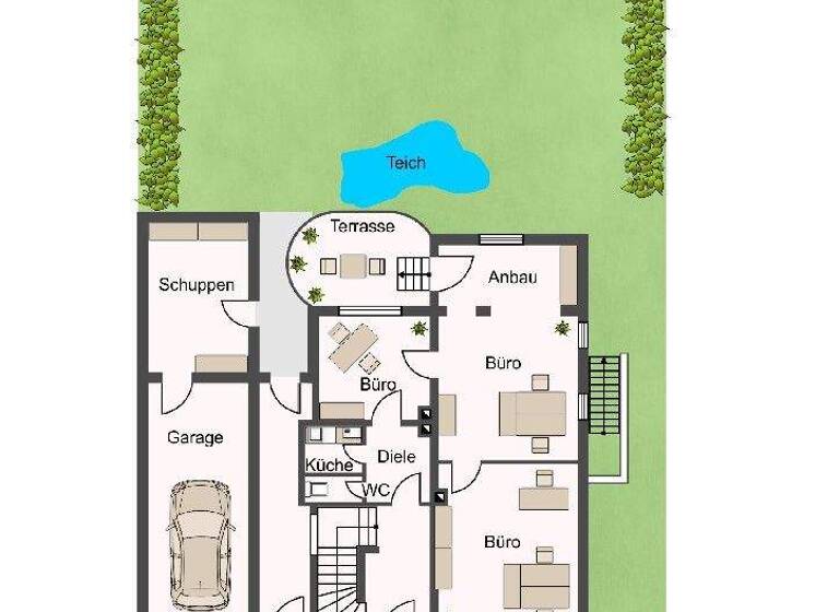 Einfamilienhaus zum Kauf 890.000 € 7 Zimmer 170 m² 787 m² Grundstück Rüngsdorf Bonn 53179