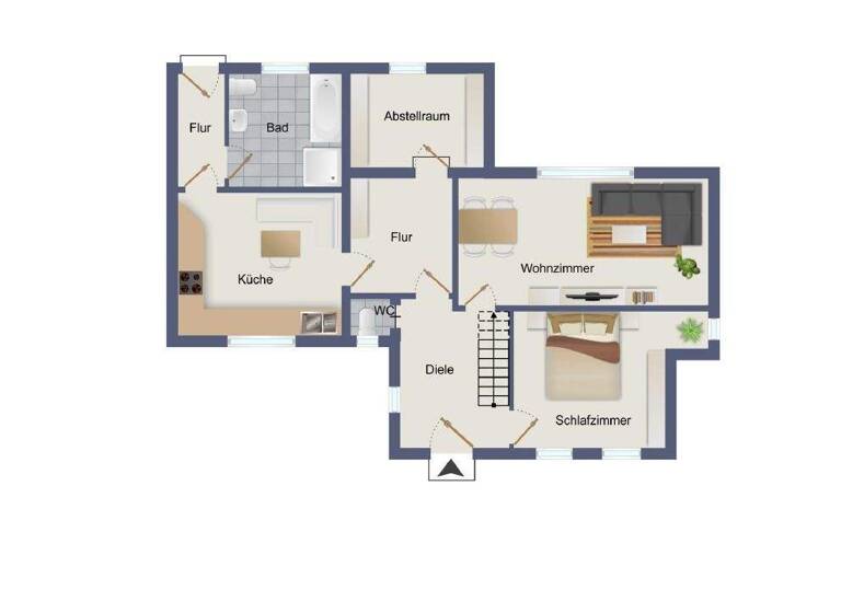 Einfamilienhaus zum Kauf 269.000 € 3 Zimmer 97 m² 895 m² Grundstück Bockum-Hövel Hamm 59075