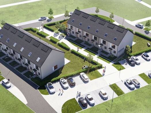 Reihenmittelhaus zum Kauf - Erstbezug provisionsfrei 429.990 € 5 Zimmer 145 m² 131,5 m² Grundstück Kranichstraße Vöhringen Vöhringen 89269