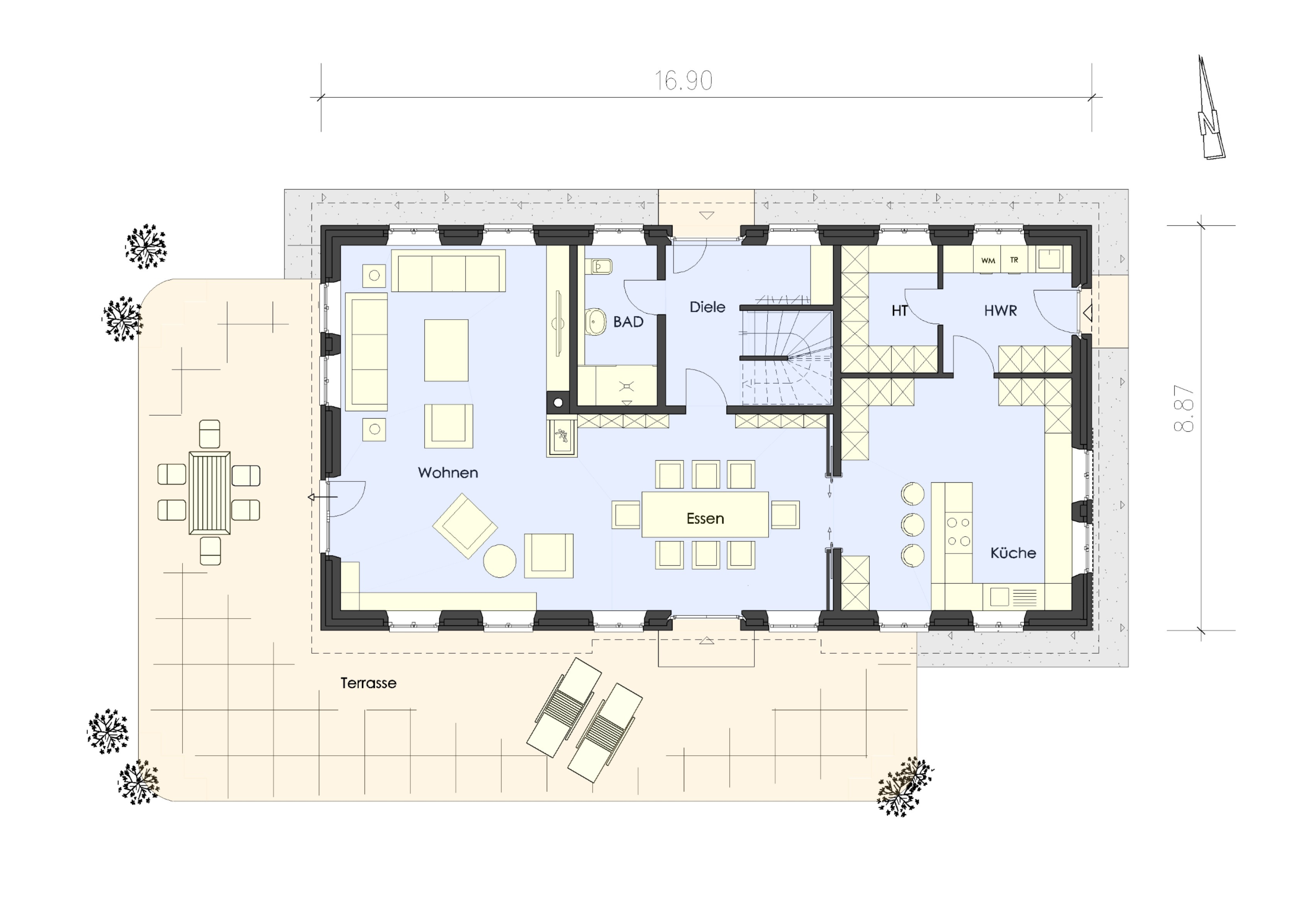 Einfamilienhaus zum Kauf provisionsfrei 5 Zimmer 264 m²<br/>Wohnfläche 1.001 m²<br/>Grundstück Deelswai 8 Nieblum 25938