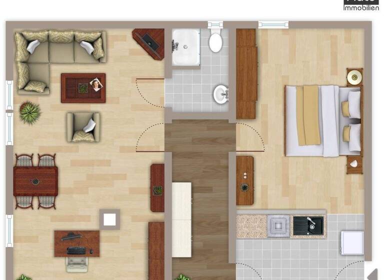 Wohnung zur Miete 790 € 2 Zimmer 58 m² 1. Geschoss frei ab 01.03.2026 Heppenheim 64646