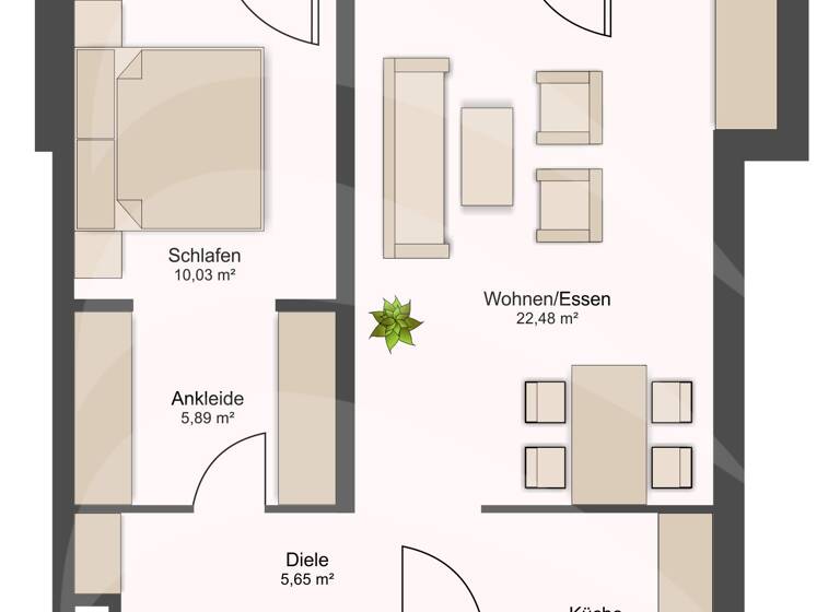 Wohnung zum Kauf 229.800 € 2 Zimmer 62,5 m²<br/>Wohnfläche 1.<br/>Geschoss ab sofort<br/>Verfügbarkeit Dingolfing Dingolfing 84130