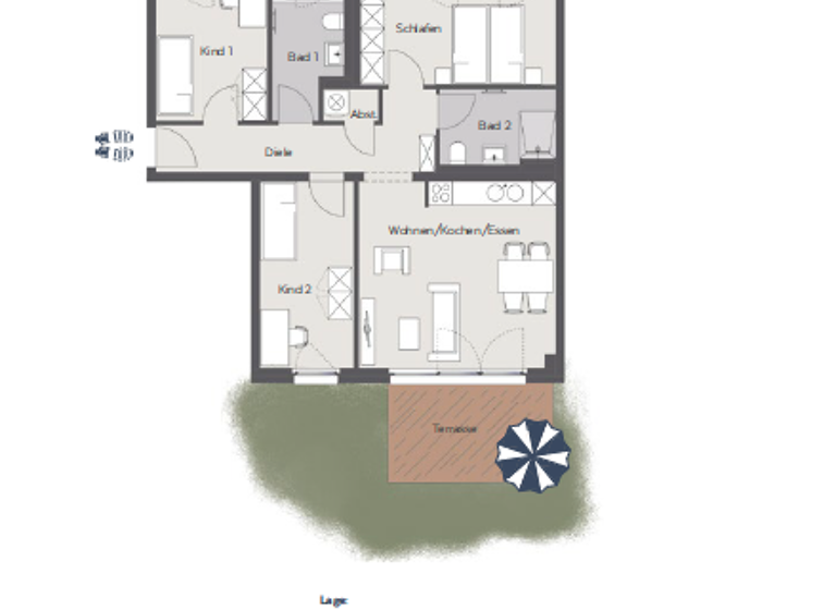 Wohnung zum Kauf provisionsfrei 510.000 € 4 Zimmer 88,7 m²<br/>Wohnfläche EG<br/>Geschoss Plagwitz Leipzig 04229