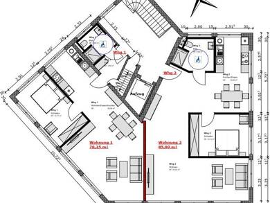 Wohnung zur Miete 1.050 € 80 m² 4. Geschoss Rothenburger Str. 49 Bad Windsheim Bad Windsheim 91438