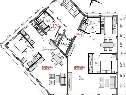 Wohnung zur Miete 1.050 € 80 m² 4. Geschoss Rothenburger Straße 49 Bad Windsheim Bad Windsheim 91438