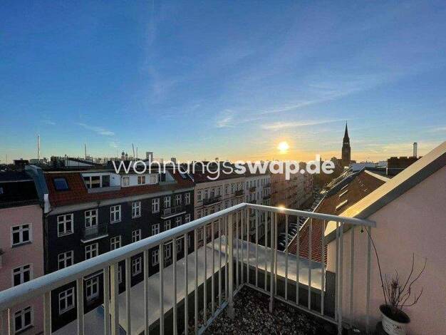 Studio zur Miete Tauschwohnung 1.500 € 2 Zimmer 59 m² 6. Geschoss Friedrichshain Berlin 10249