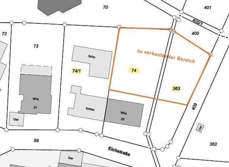 Grundstück zum Kauf 270.000 € 761,7 m² Grundstück Eichstraße 25 Obersulm 74182