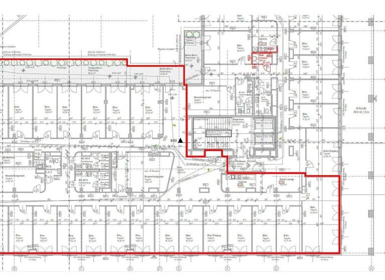 Bürofläche zur Miete 13,50 € 757 m² Bürofläche Wien 1020