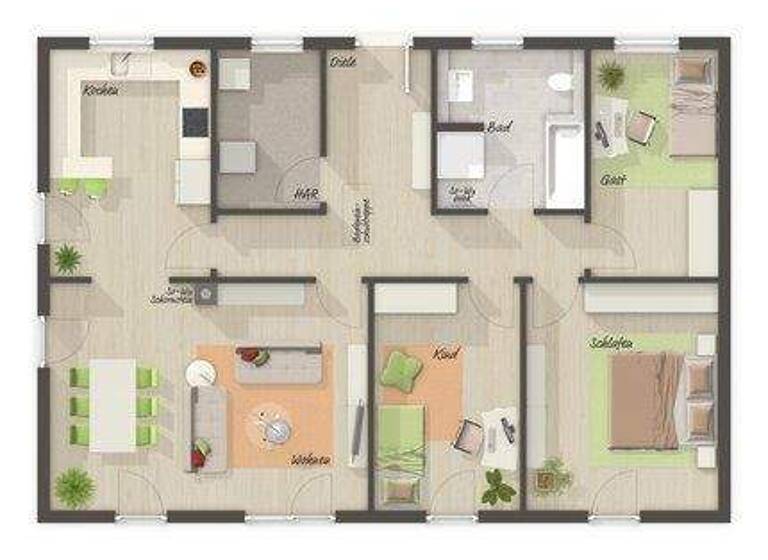 Einfamilienhaus zum Kauf provisionsfrei 363.000 € 4 Zimmer 110 m² 686 m² Grundstück Nelkenweg Jüterbog 14913