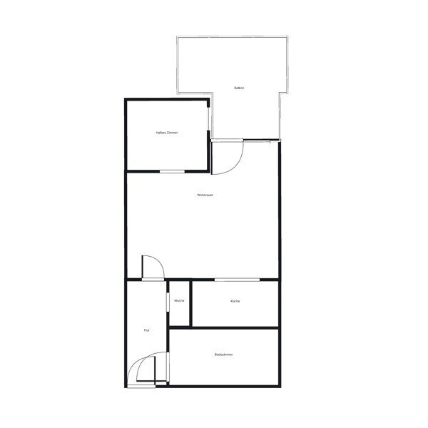 Wohnung zur Miete 440 € 1,5 Zimmer 44 m²<br/>Wohnfläche 2.<br/>Geschoss 11.12.2024<br/>Verfügbarkeit Kantstr. 16 Blumberg Blumberg 78176