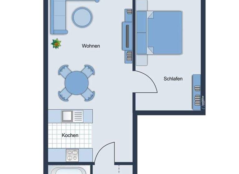 Wohnung zum Kauf 97.000 € 2 Zimmer 58 m² 17. Geschoss Altstadt Gelsenkirchen 45879