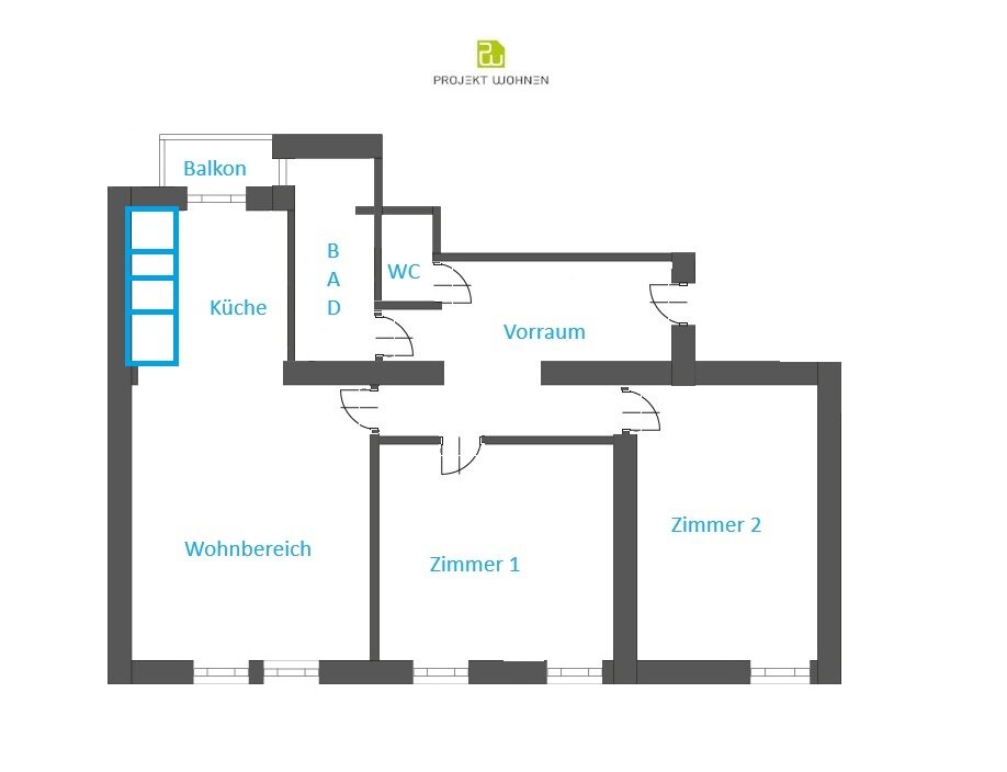 Wohnung zur Miete 999 € 3,5 Zimmer 94,1 m²<br/>Wohnfläche 3.<br/>Geschoss Bahnhofgürtel 23 Lend Graz 8020