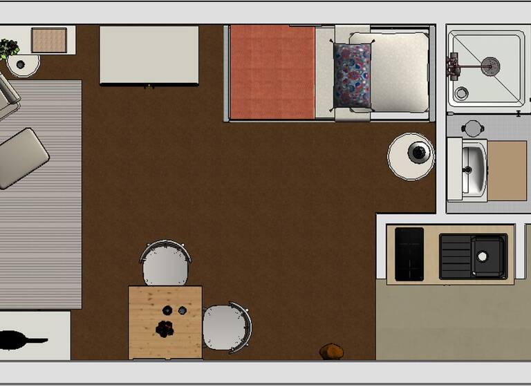 Wohnung zur Miete 425 € 1,5 Zimmer 27,5 m² Weißig Dresden 01328