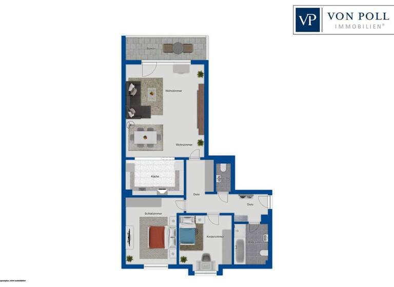 Wohnung zum Kauf 249.000 € 3 Zimmer 92 m² 1. Geschoss Saarn Mülheim an der Ruhr 45481