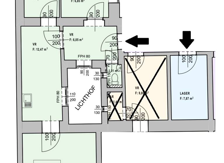 Büro zum Kauf 4.160 € 3 Zimmer 71,9 m² Bürofläche Wien 1030