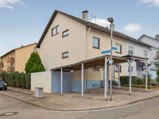 Doppelhaushälfte zum Kauf 349.000 € 6 Zimmer 141 m² 300 m² Grundstück Rußheim Dettenheim 76706