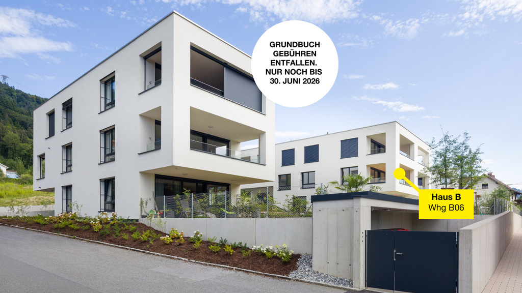 Terrassenwohnung zum Kauf - Erstbezug 790.000 € 3 Zimmer 77,5 m² Seeschanze 2 Lochau 6911