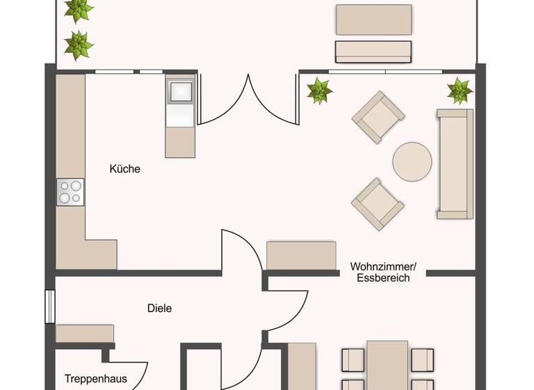 Doppelhaushälfte zum Kauf 359.000 € 4 Zimmer 120 m² 1.043 m² Grundstück Eick Moers 47445