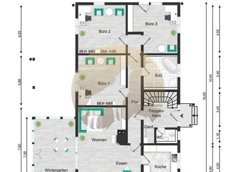 Wohnung zum Kauf 295.000 € 4 Zimmer 147,6 m² EG Lauf 77886