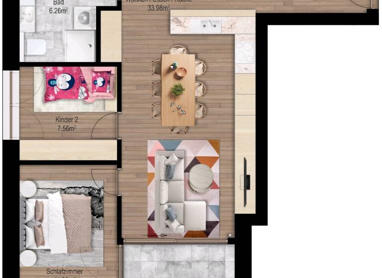 Wohnung zum Kauf provisionsfrei 448.000 € 3 Zimmer 59,1 m² 2. Geschoss Lange Äcker 10 Dornbirn 6850