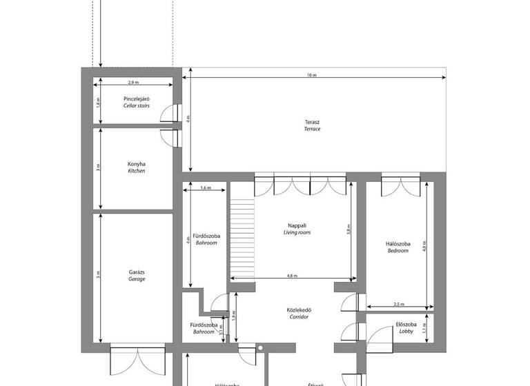 Einfamilienhaus zur Miete 1.100 € 6 Zimmer 243 m² 838 m² Grundstück Hévíz 8380