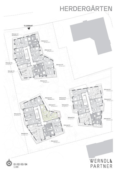 Wohnung zum Kauf provisionsfrei 612.000 € 3 Zimmer 91 m² 2. Geschoss Herderstraße 4, 6, 8 Rosenheim 83024