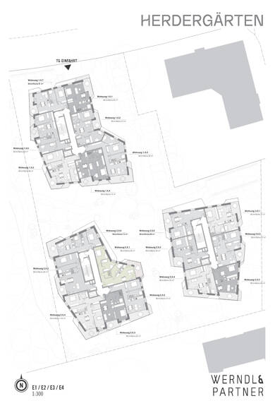 Wohnung zum Kauf - Neubau provisionsfrei 612.000 € 3 Zimmer 91 m² 2. Geschoss Herderstraße 4, 6, 8 West Rosenheim 83024