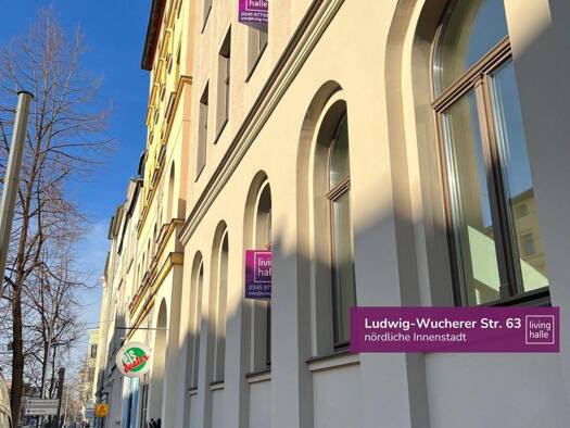 Wohnung zur Miete 1.500 € 5 Zimmer 121 m² 2. Geschoss frei ab 01.03.2026 Ludwig Wucherer Straße 63 Paulusviertel Halle 06108