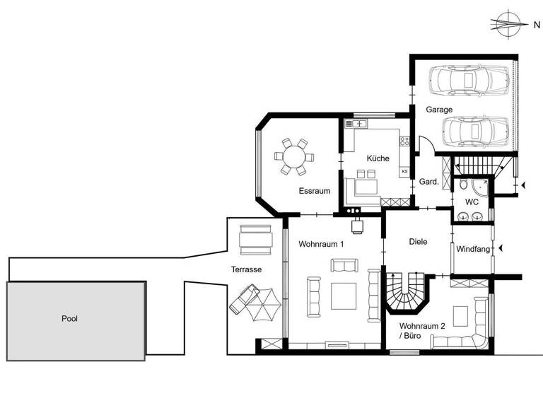 Einfamilienhaus zum Kauf 839.000 € 8 Zimmer 290 m² 1.206 m² Grundstück Lohmar 53797