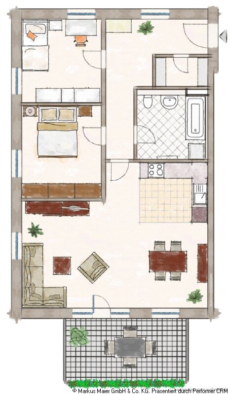 Wohnung zur Miete 1.160 € 3 Zimmer 86 m²<br/>Wohnfläche ab sofort<br/>Verfügbarkeit Haager Str. 54 Obertaufkirchen Obertaufkirchen 84419