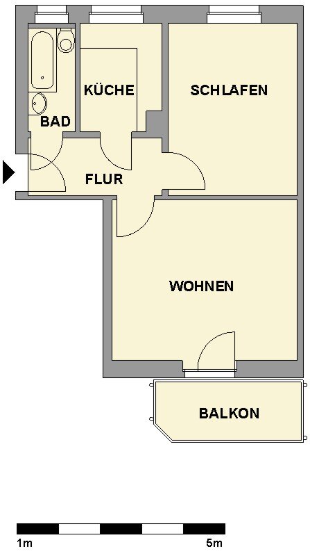 Wohnung zur Miete 282 € 2 Zimmer 44,6 m²<br/>Wohnfläche 1.<br/>Geschoss 01.12.2024<br/>Verfügbarkeit Dorotheenstr. 54 Schloßchemnitz 025 Chemnitz 09113