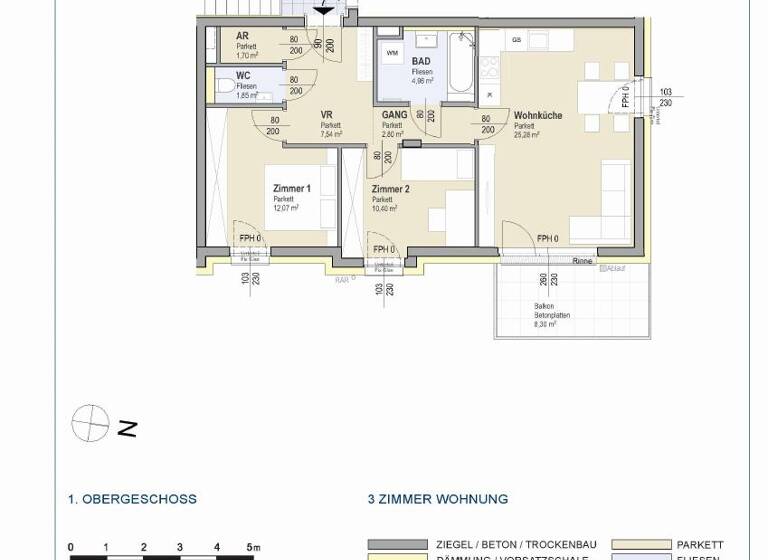 Wohnung zur Miete 797 € 3 Zimmer 66,6 m² Kirchstetten / Totzenbach 3062