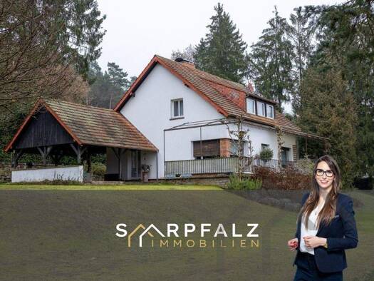 Einfamilienhaus zur Miete 1.300 € 4 Zimmer 135 m² 800 m² Grundstück Schwarzenbach Homburg / Schwarzenbach 66424