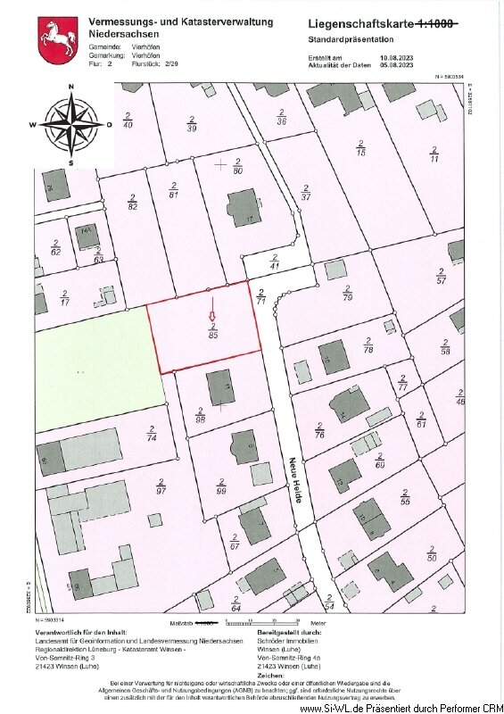 Grundstück zum Kauf 280.000 € 1.290 m²<br/>Grundstück Vierhöfen Vierhöfen 21444