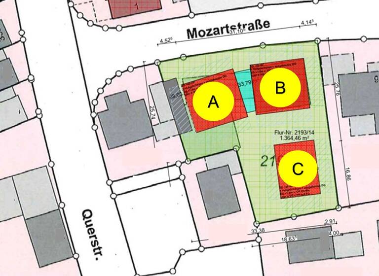 Wohnung zum Kauf - Erstbezug provisionsfrei 630.000 € 3 Zimmer 97,5 m² 2. Geschoss Mozartstraße 4 West Landshut 84034