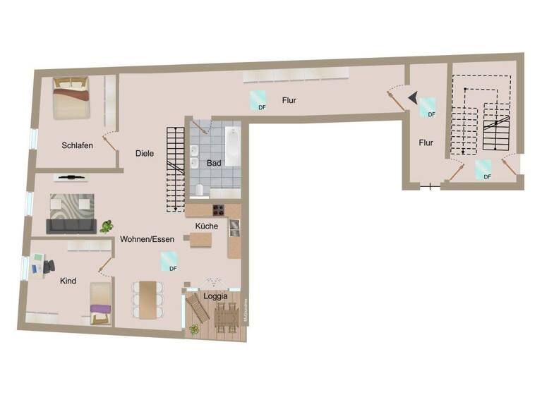 Maisonette zur Miete 1.450 € 3,5 Zimmer 145,2 m² 2. Geschoss Berching 92334