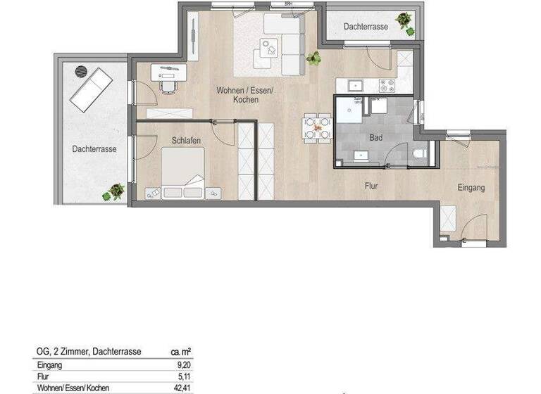 Wohnung zum Kauf - Erstbezug 599.900 € 2 Zimmer 88,3 m² 1. Geschoss Leitershofen Stadtbergen / Leitershofen 86391