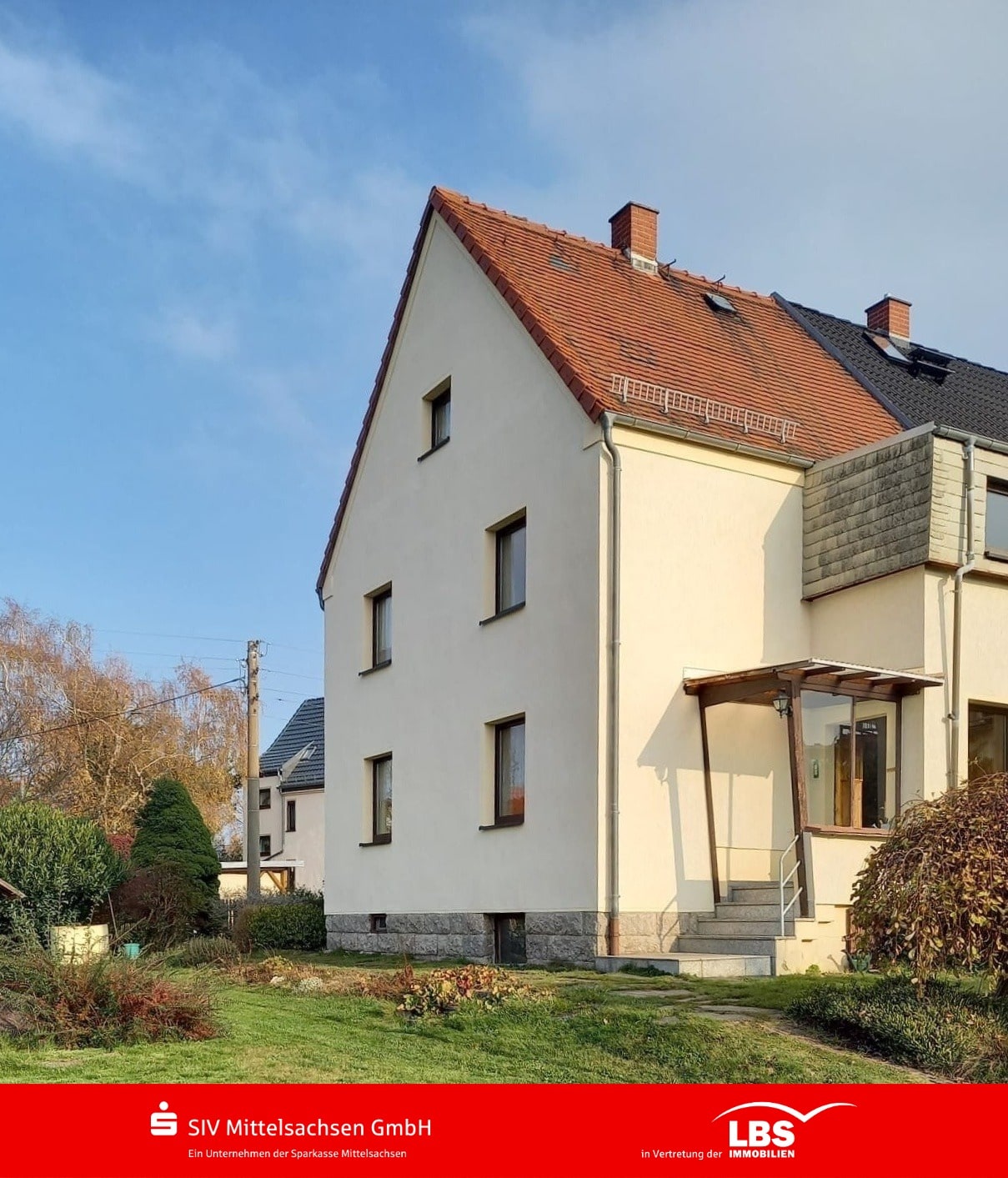 Doppelhaushälfte zum Kauf 160.000 € 5 Zimmer 90 m²<br/>Wohnfläche 1.200 m²<br/>Grundstück ab sofort<br/>Verfügbarkeit Cainsdorf Zwickau 08064