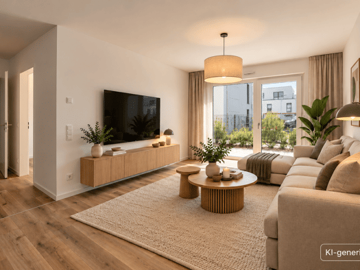 Penthouse zur Miete - Erstbezug 640 € 2 Zimmer 55,7 m² 1. Geschoss frei ab sofort Glückaufstraße Hassel Gelsenkirchen 45896