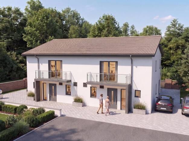 Doppelhaushälfte zum Kauf - Erstbezug provisionsfrei 525.500 € 4 Zimmer 132,1 m² 535 m² Grundstück frei ab sofort Arnstein Arnstein 97450