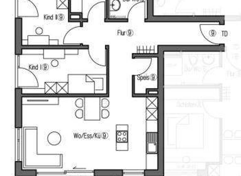 Wohnung zum Kauf provisionsfrei 619.900 € 4 Zimmer 93,8 m² Beethovenstraße 64 Ost Ludwigsburg 71640