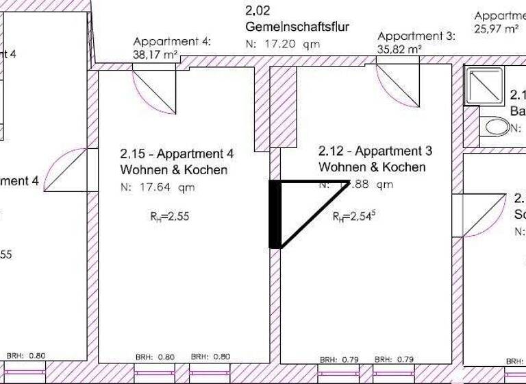 Wohnung zur Miete 666 € 4 Zimmer 74 m² 1. Geschoss frei ab sofort Schweriner Straße 89 Güstrow 18273