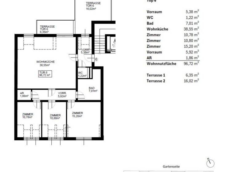 Wohnung zum Kauf - Erstbezug 649.000 € 4 Zimmer 96,7 m² 1. Geschoss Siegfriedgasse 63 Wien 1210