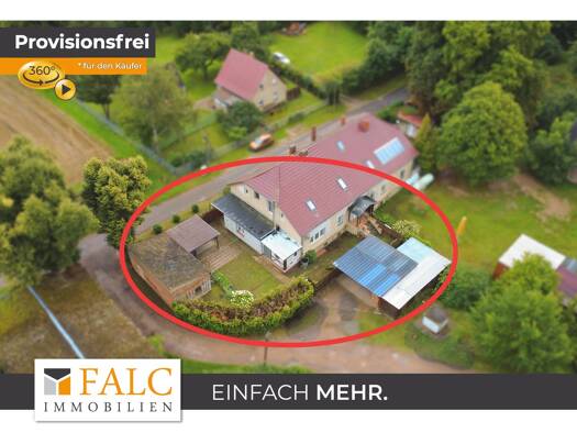 Doppelhaushälfte zum Kauf provisionsfrei 160.000 € 5 Zimmer 180 m² 560 m² Grundstück Klein Ziethen Ziethen 16247