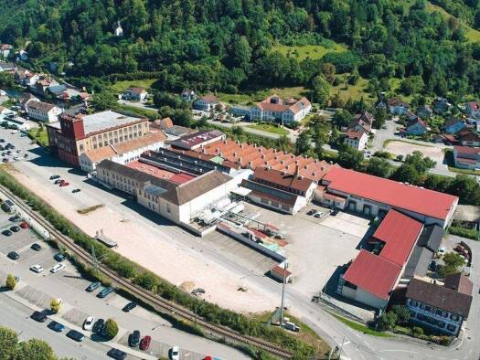 Produktionshalle zur Miete 400 m² Lagerfläche teilbar von 400 m² bis 1.500 m² Wiesenstraße 13 Zell Zell im Wiesental 79669