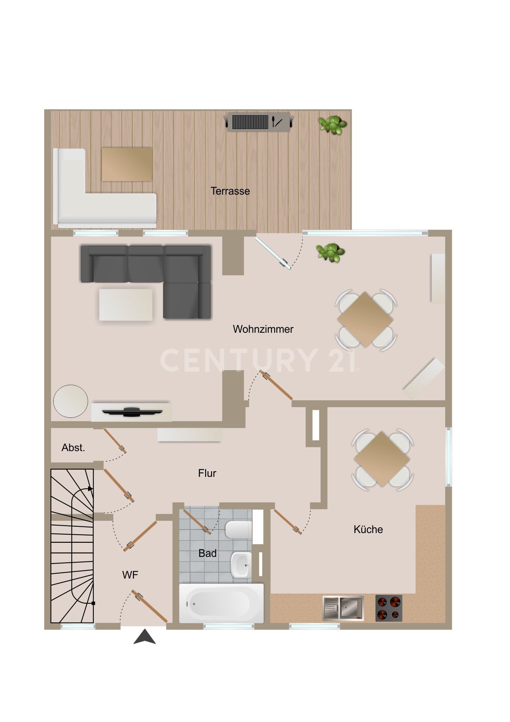 Doppelhaushälfte zum Kauf 225.000 € 4 Zimmer 97 m²<br/>Wohnfläche 518 m²<br/>Grundstück Nord Nordenham 26954