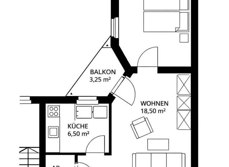 Wohnung zum Kauf 85.000 € 2 Zimmer 53,5 m² Innenstadt Halle 06110