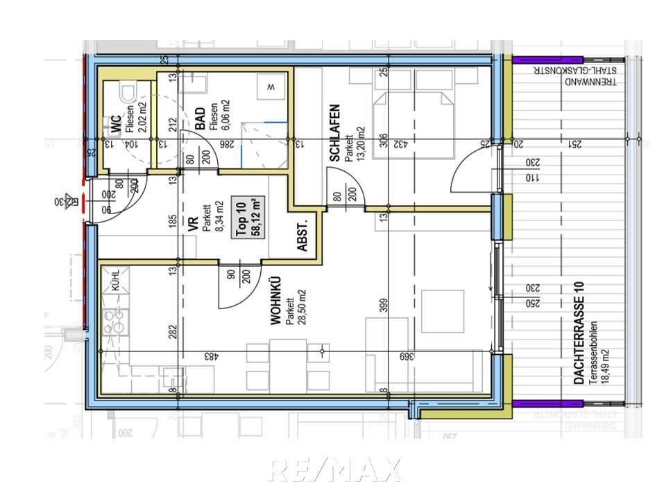 Wohnung zum Kauf 239.000 € 2 Zimmer 58 m²<br/>Wohnfläche Schärding 4780