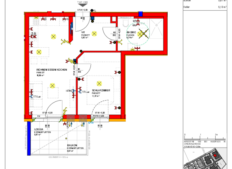 Wohnung zur Miete - Erstbezug 534 € 2 Zimmer 42,1 m² 1. Geschoss Berta-Brader-Weg Ried im Innkreis 4910