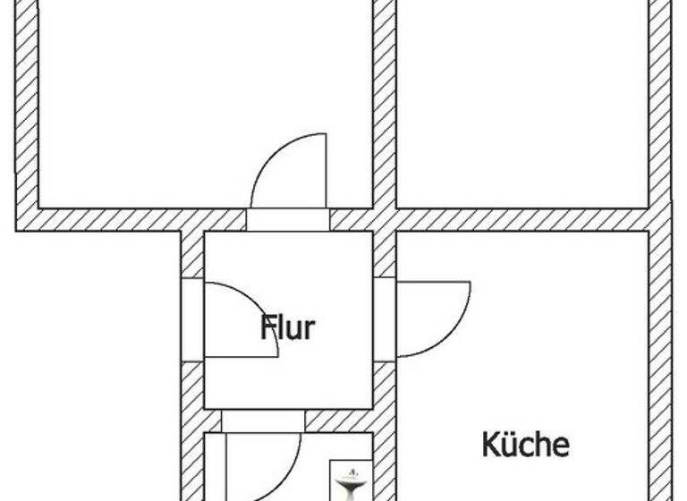 Wohnung zur Miete 292 € 2 Zimmer 54,8 m² frei ab sofort Jahnstraße 6 Innenstadt Riesa 01587